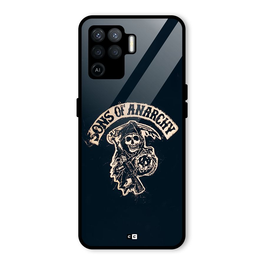 Sons Of Anarchy Glass Back Case for Oppo F19 Pro