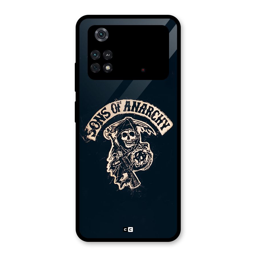 Sons Of Anarchy Glass Back Case for Poco M4 Pro 4G