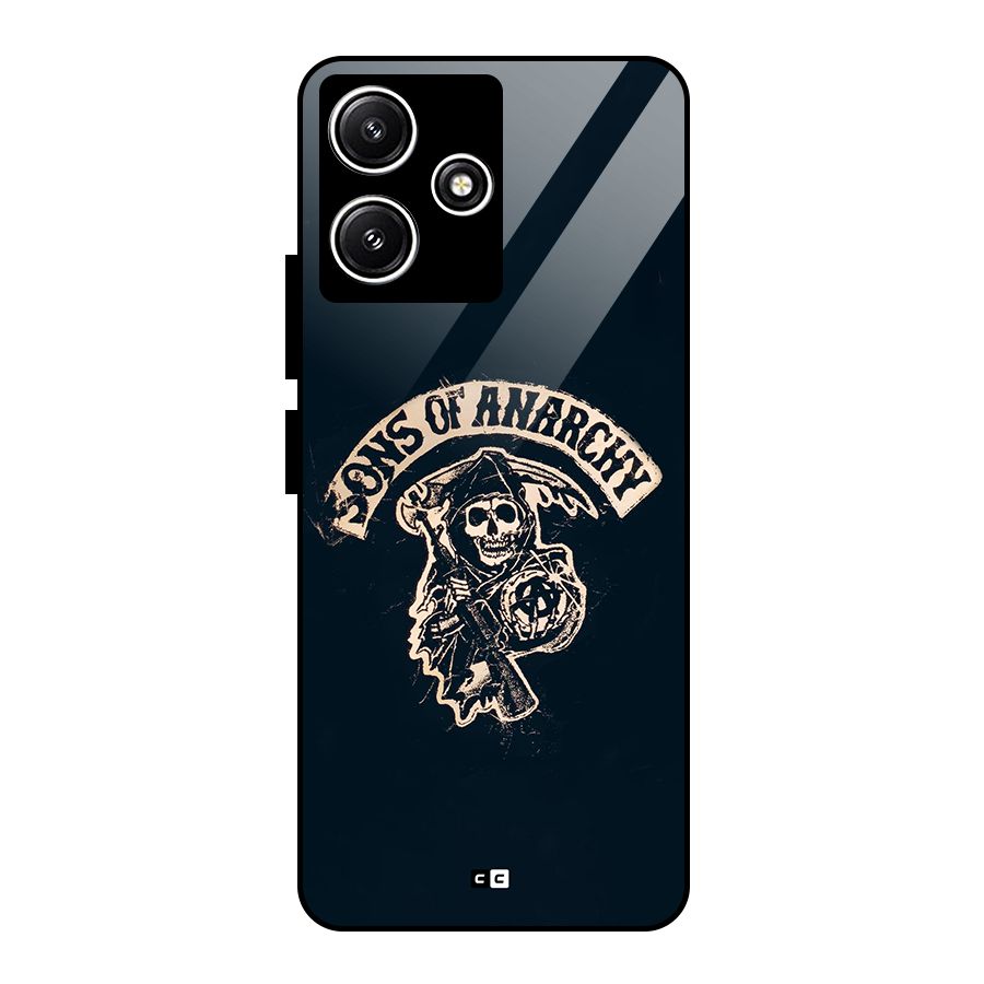 Sons Of Anarchy Glass Back Case for Poco M6 Pro