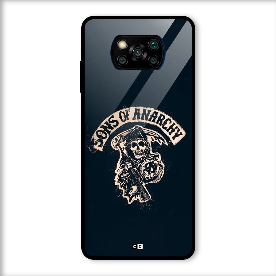 Sons Of Anarchy Glass Back Case for Poco X3