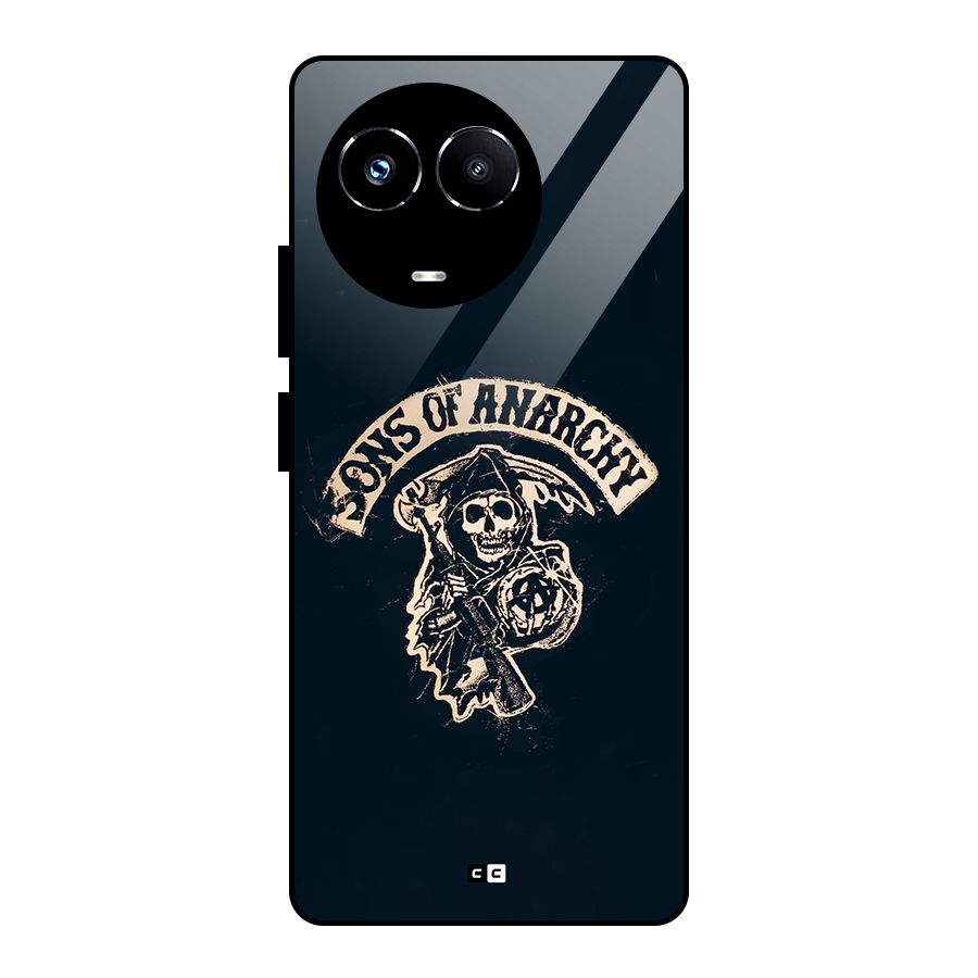 Sons Of Anarchy Glass Back Case for Realme 11X
