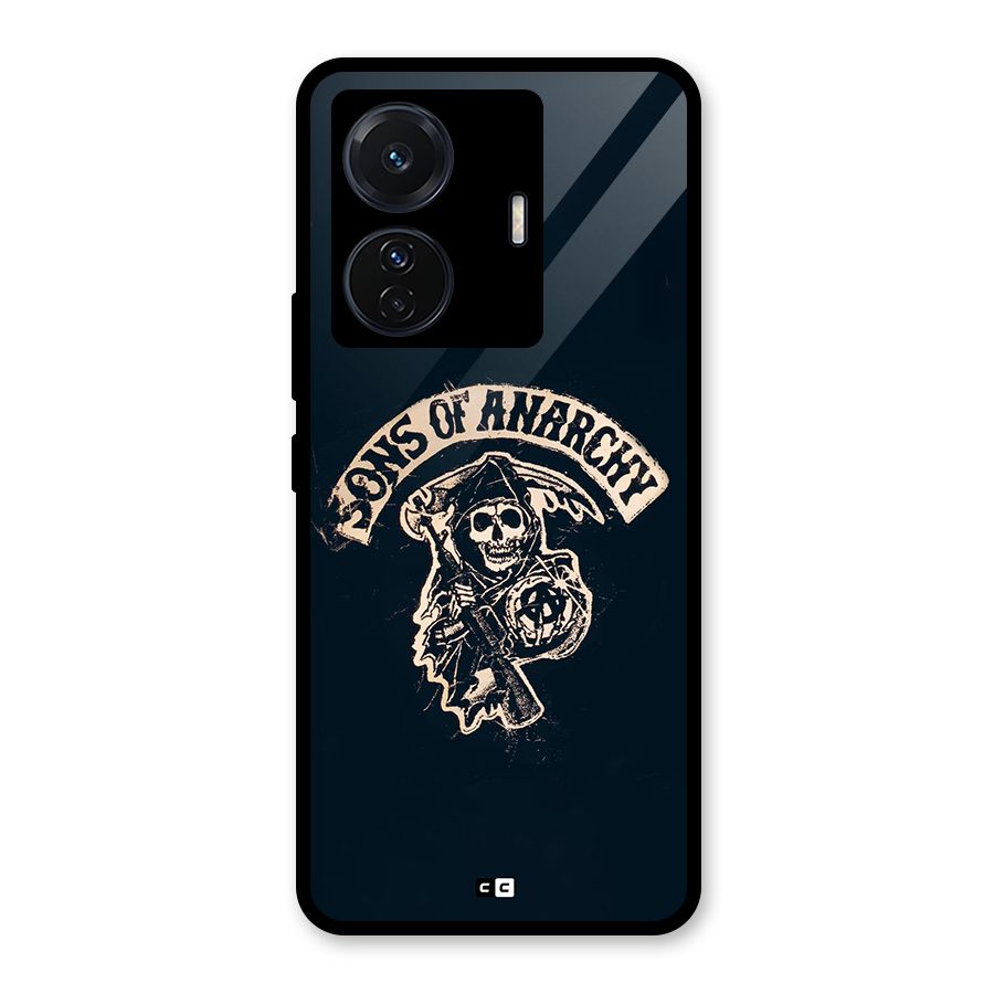 Sons Of Anarchy Glass Back Case for Vivo T1 Pro