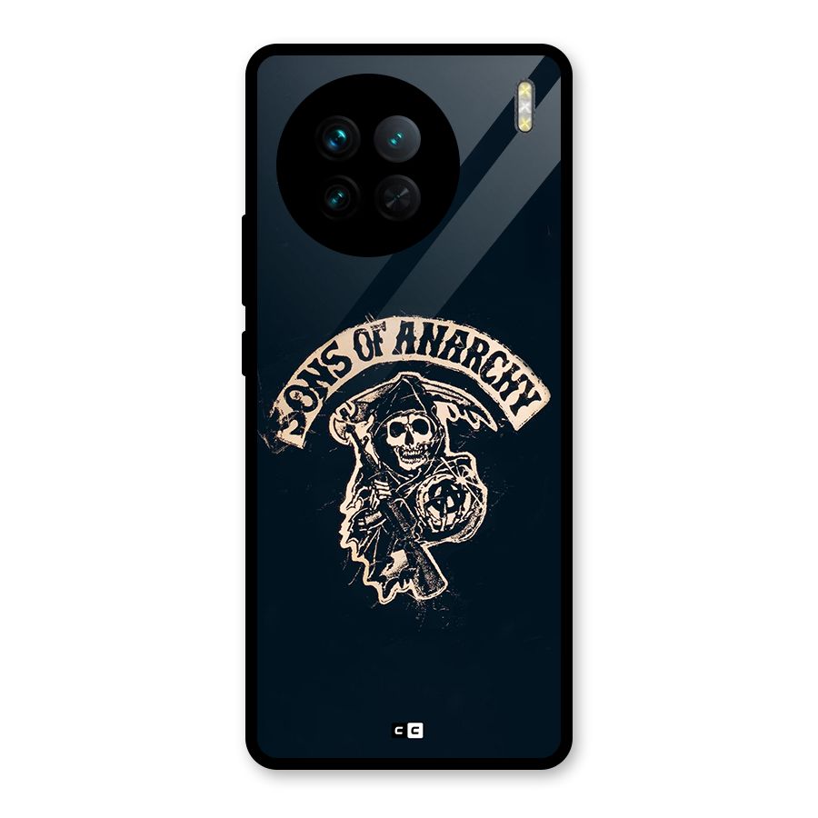 Sons Of Anarchy Glass Back Case for Vivo X90