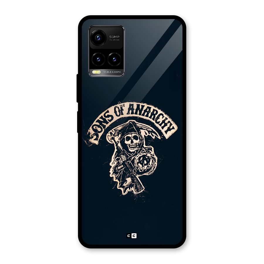 Sons Of Anarchy Glass Back Case for Vivo Y21G