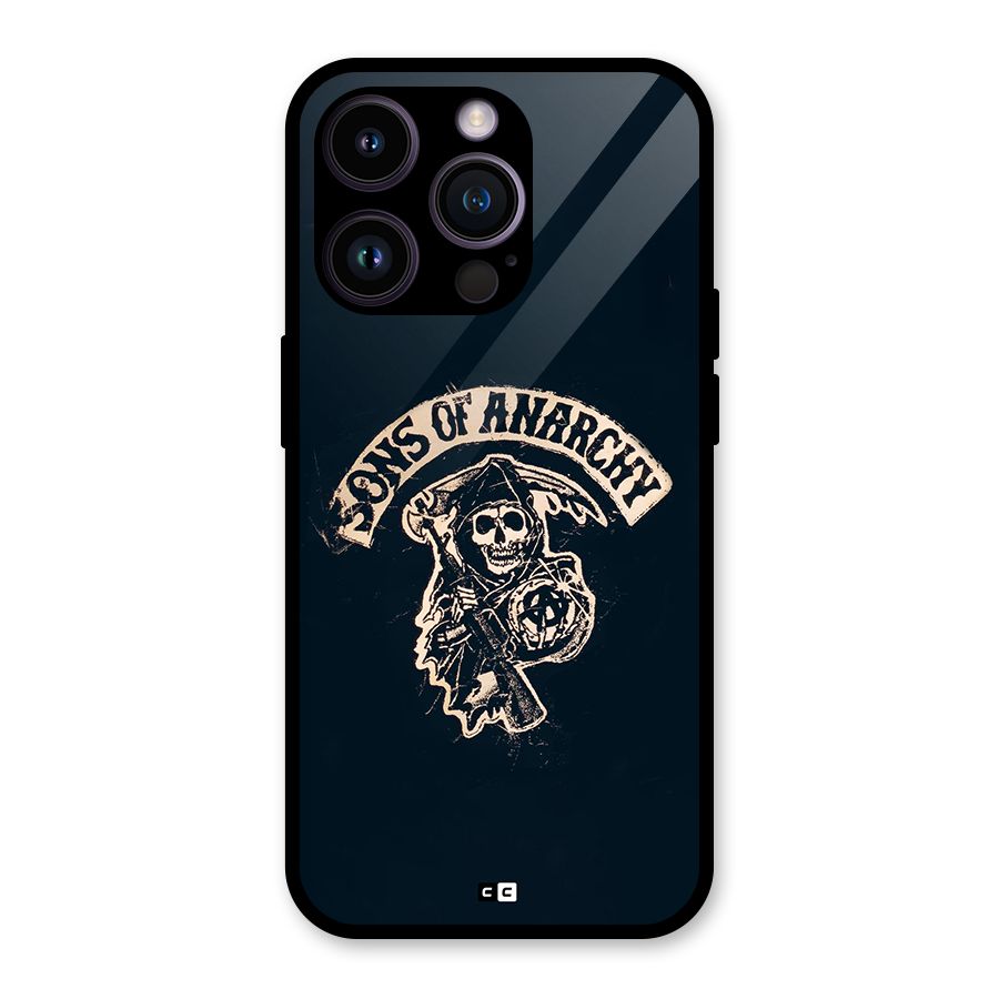 Sons Of Anarchy Glass Back Case for iPhone 14 Pro
