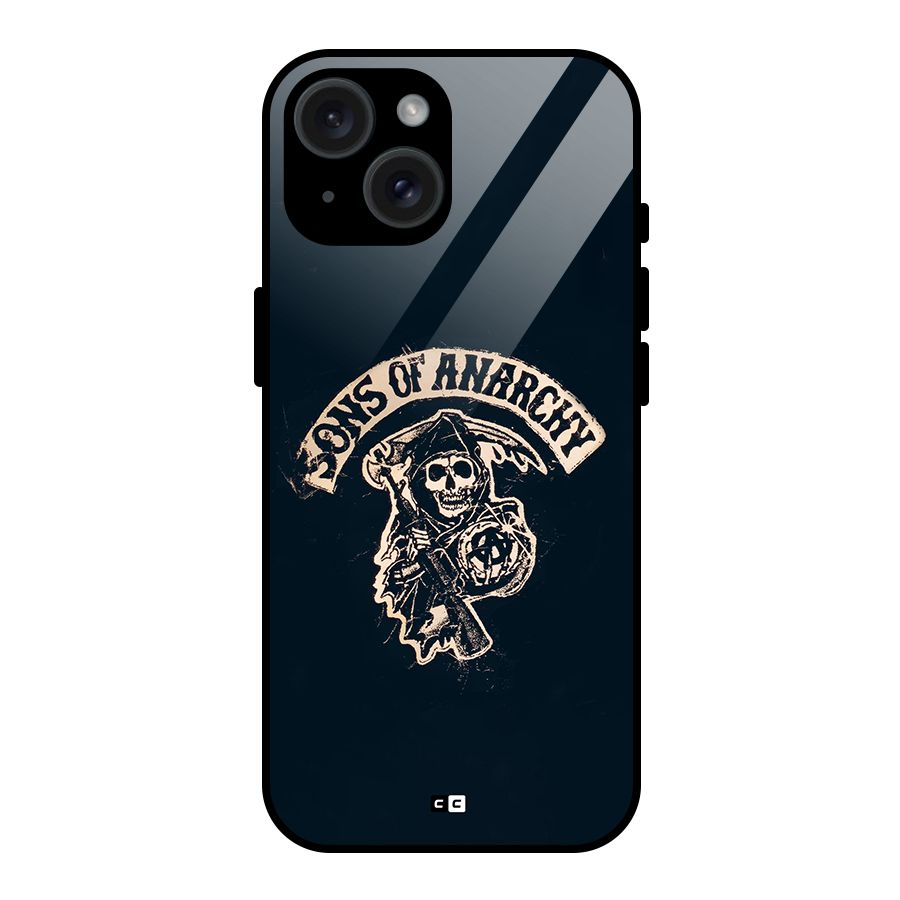 Sons Of Anarchy Glass Back Case for iPhone 15