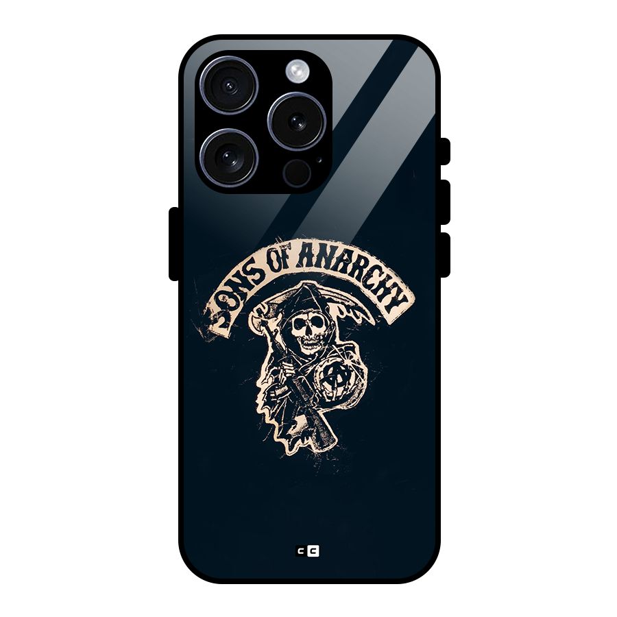 Sons Of Anarchy Glass Back Case for iPhone 15 Pro