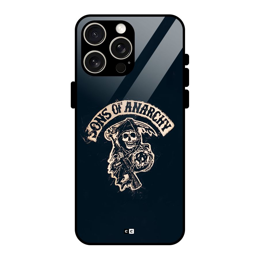 Sons Of Anarchy Glass Back Case for iPhone 15 Pro Max