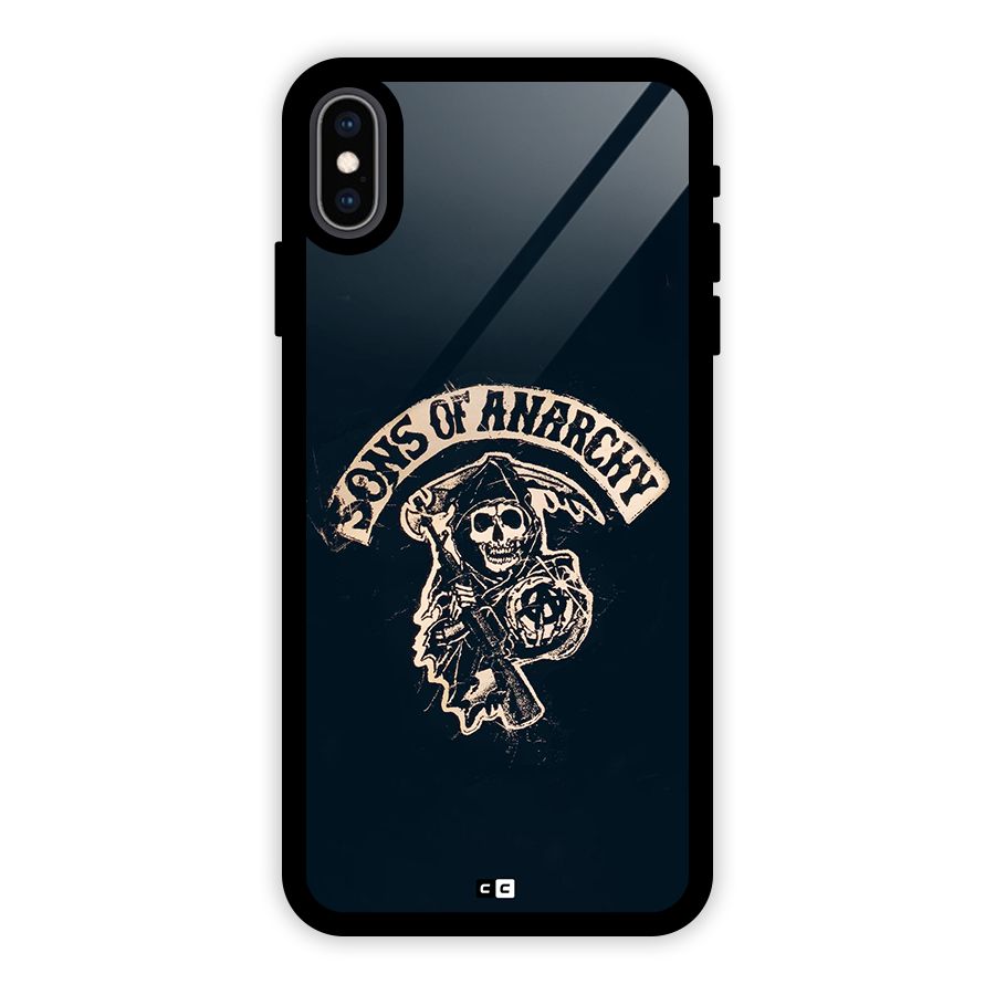 Sons Of Anarchy Glass Back Case for iPhone XS Max