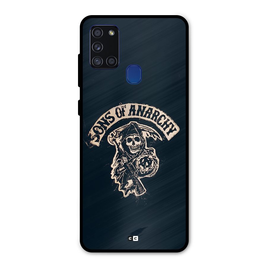 Sons Of Anarchy Metal Back Case for Galaxy A21s
