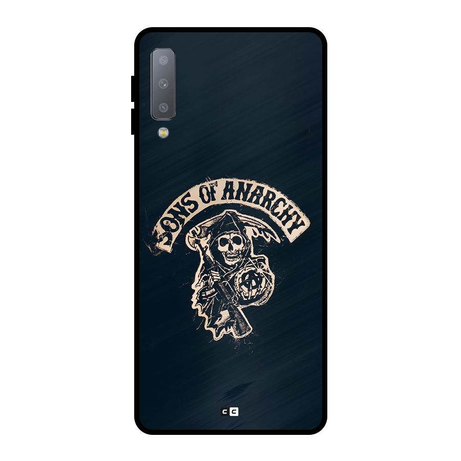 Sons Of Anarchy Metal Back Case for Galaxy A7 (2018)