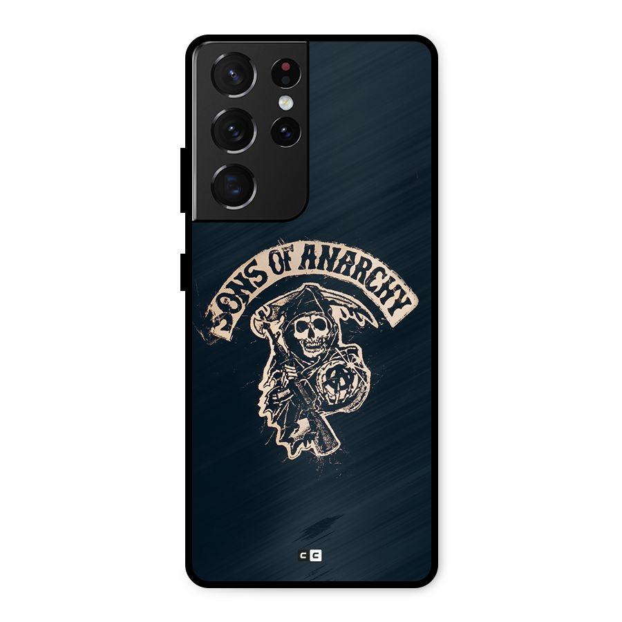 Sons Of Anarchy Metal Back Case for Galaxy S21 Ultra 5G