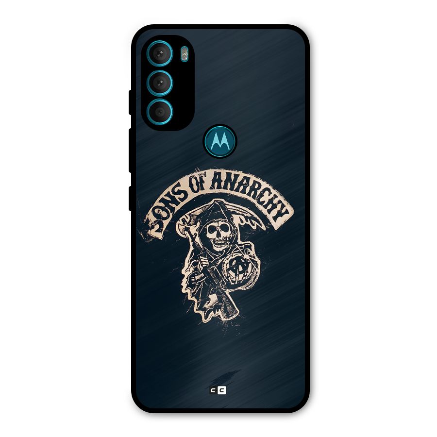 Sons Of Anarchy Metal Back Case for Moto G71 5G