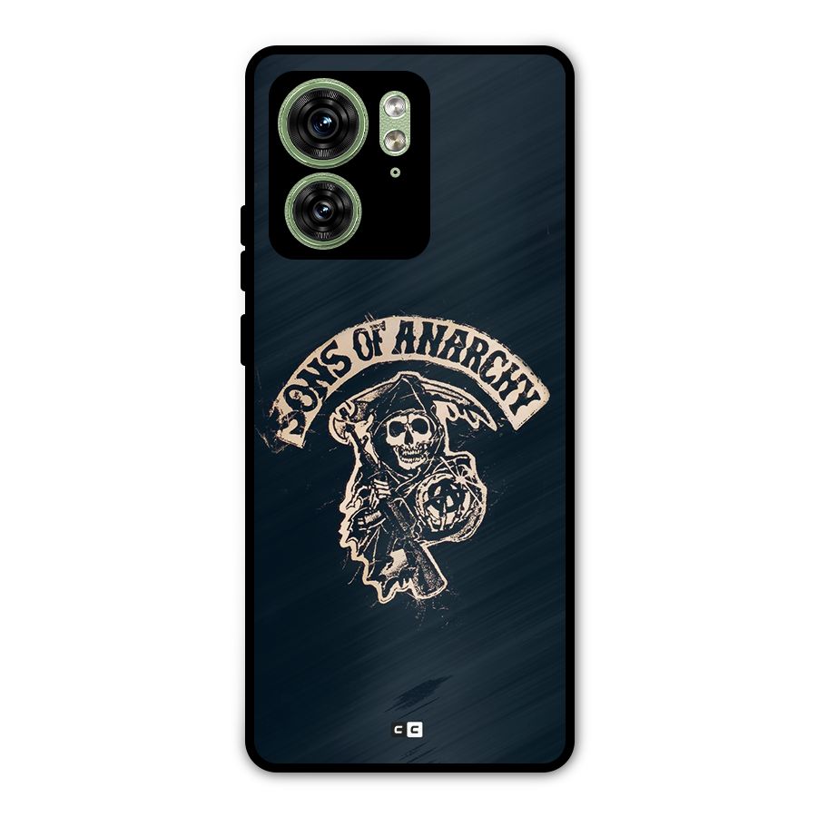 Sons Of Anarchy Metal Back Case for Motorola Edge 40 5G