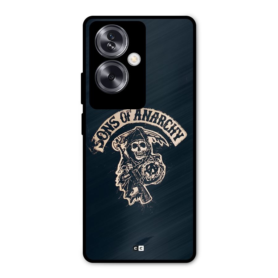 Sons Of Anarchy Metal Back Case for Oppo A79 5G