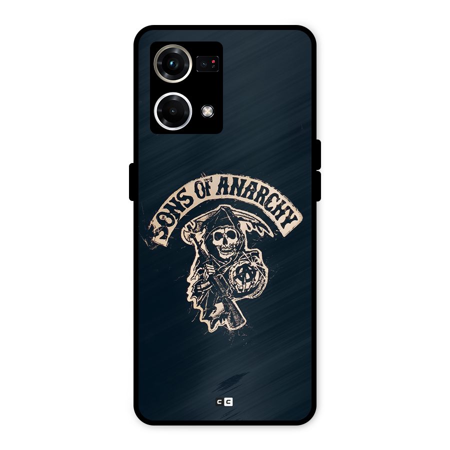 Sons Of Anarchy Metal Back Case for Oppo F21 Pro 4G