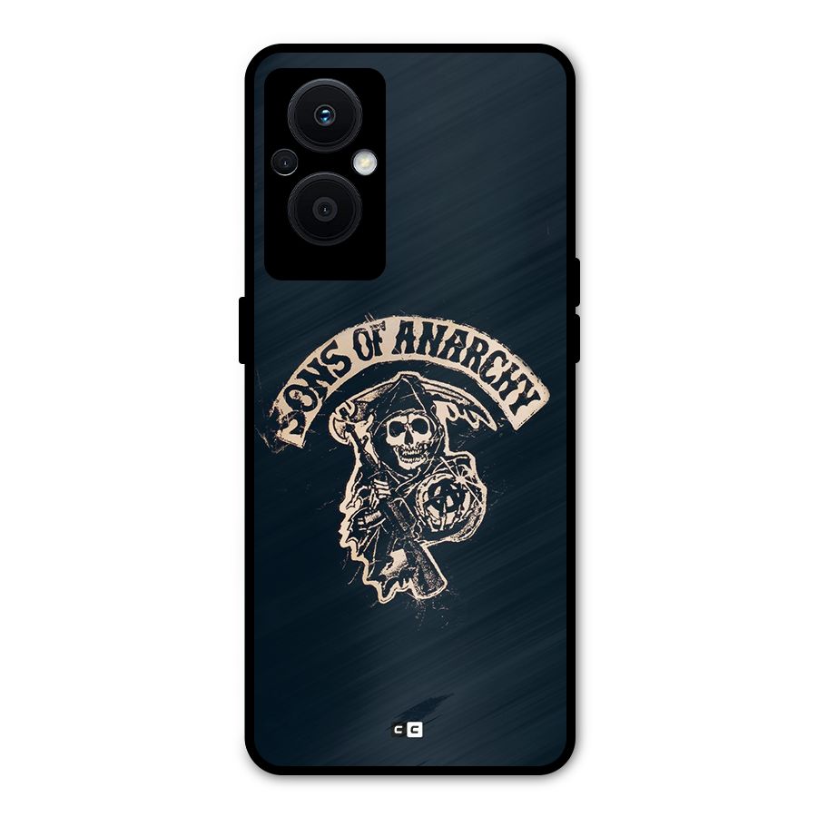 Sons Of Anarchy Metal Back Case for Oppo F21 Pro 5G