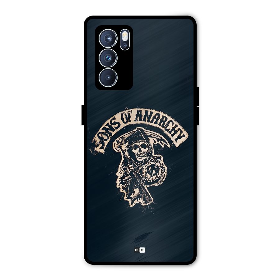 Sons Of Anarchy Metal Back Case for Oppo Reno6 Pro 5G