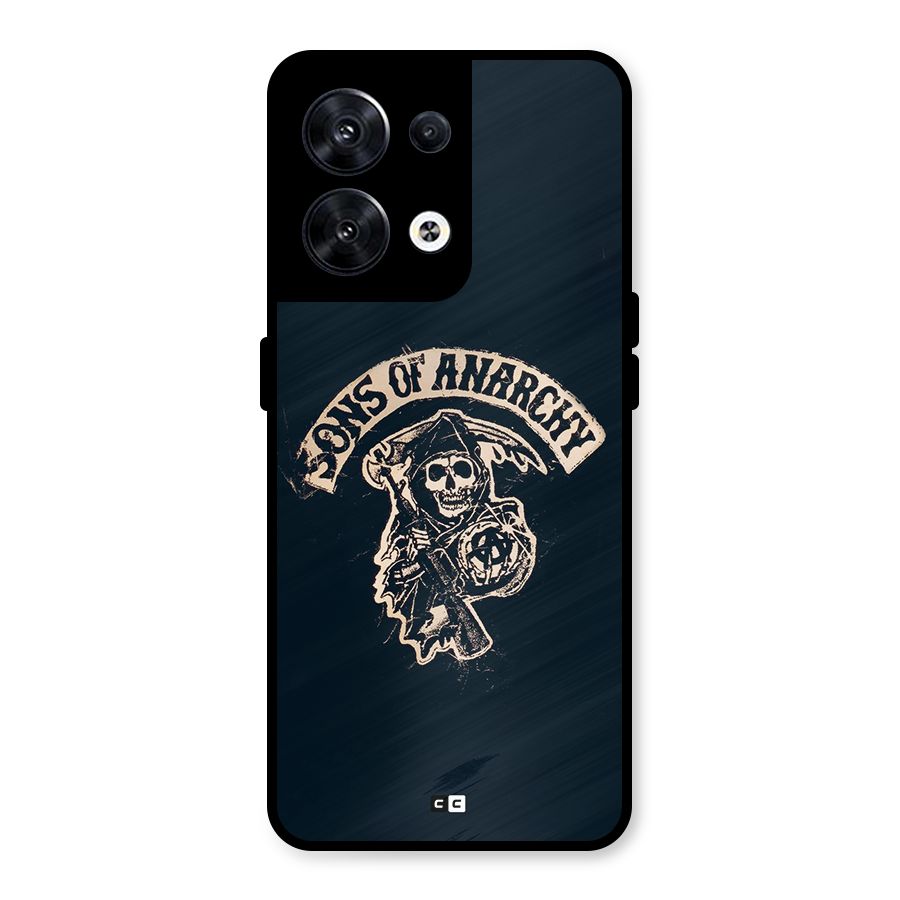 Sons Of Anarchy Metal Back Case for Oppo Reno8 5G
