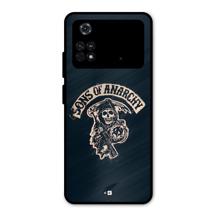 Sons Of Anarchy Metal Back Case for Poco M4 Pro 4G