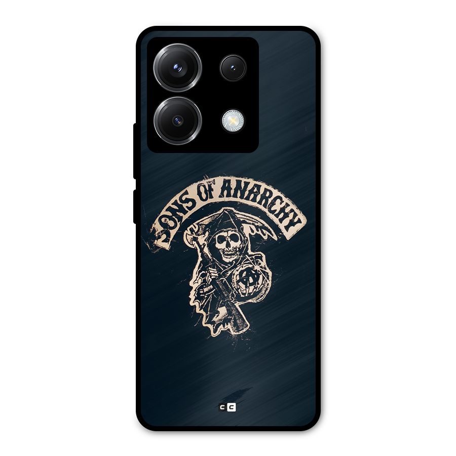 Sons Of Anarchy Metal Back Case for Poco X6