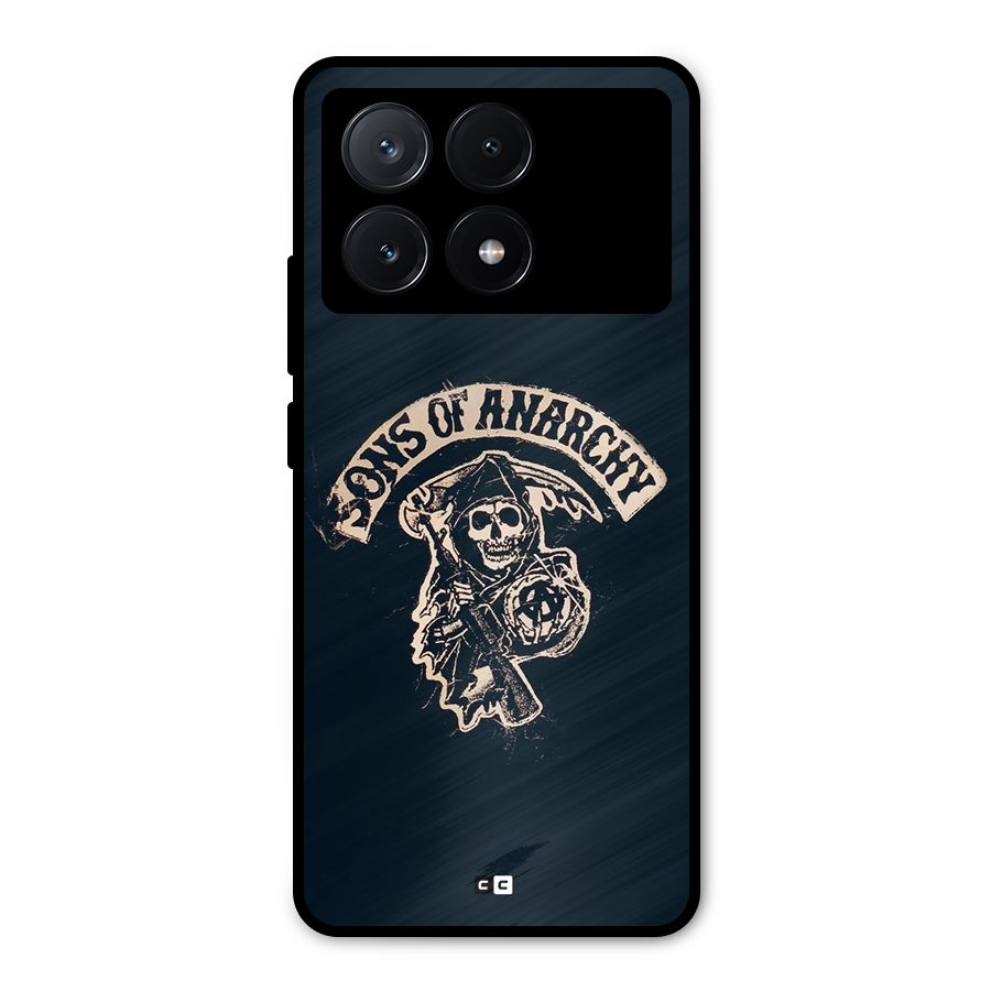 Sons Of Anarchy Metal Back Case for Poco X6 Pro