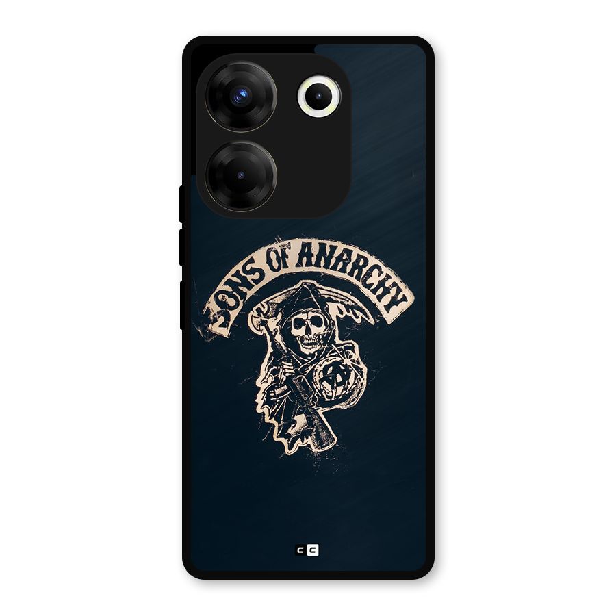 Sons Of Anarchy Metal Back Case for Tecno Camon 20 Pro