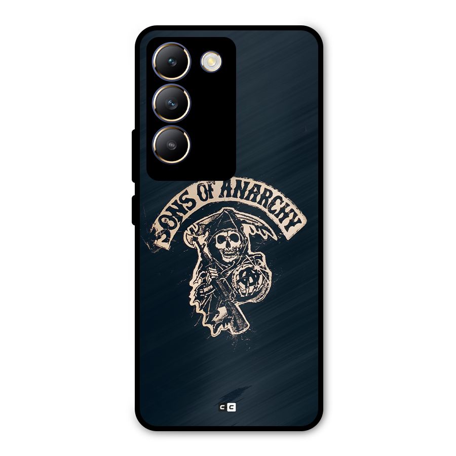 Sons Of Anarchy Metal Back Case for Vivo T3 5G