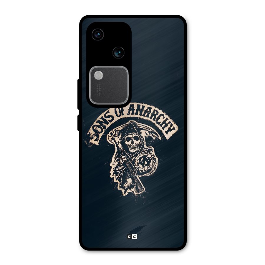 Sons Of Anarchy Metal Back Case for Vivo V30 Pro