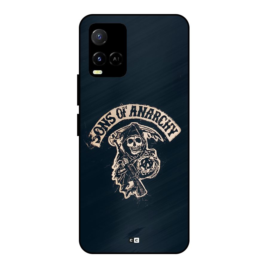 Sons Of Anarchy Metal Back Case for Vivo Y21A