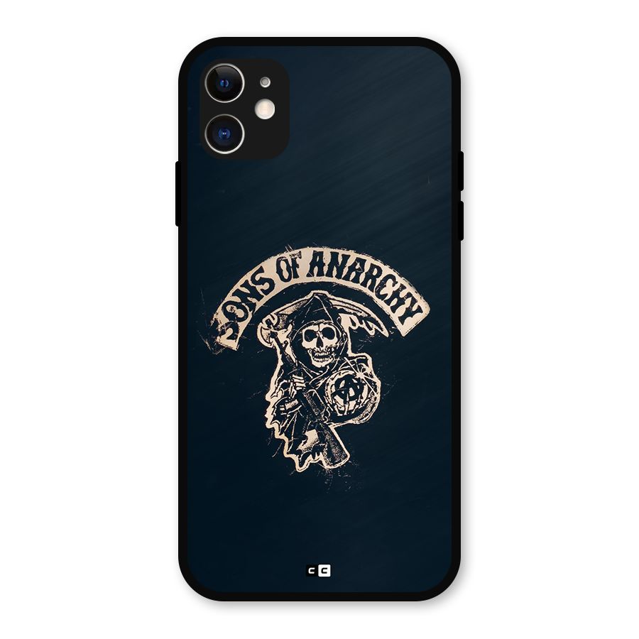 Sons Of Anarchy Metal Back Case for iPhone 11