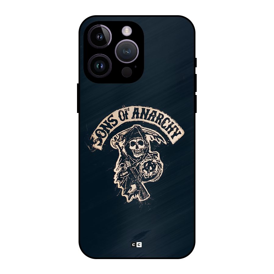 Sons Of Anarchy Metal Back Case for iPhone 14 Pro Max