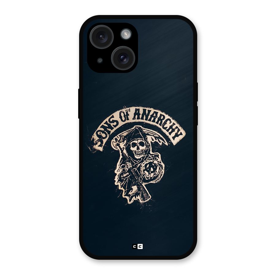 Sons Of Anarchy Metal Back Case for iPhone 15