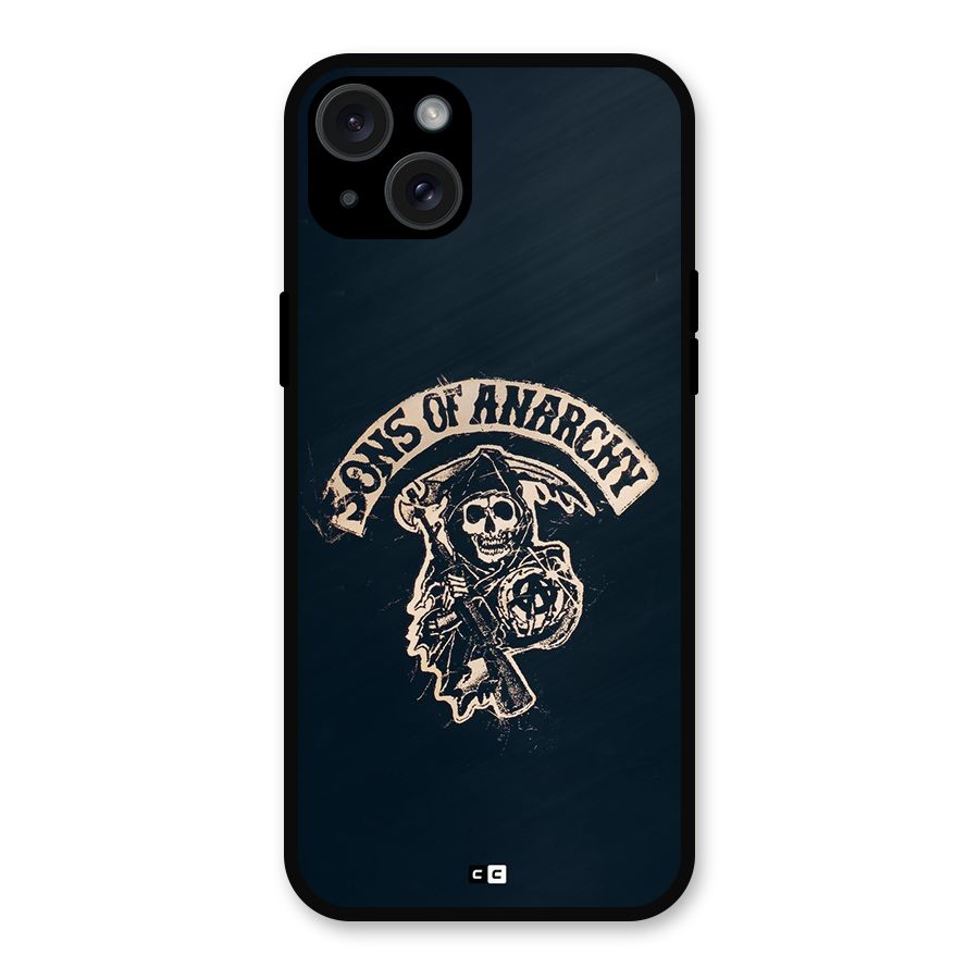Sons Of Anarchy Metal Back Case for iPhone 15 Plus