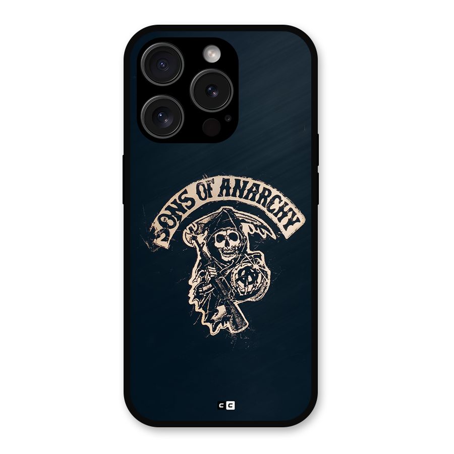 Sons Of Anarchy Metal Back Case for iPhone 15 Pro