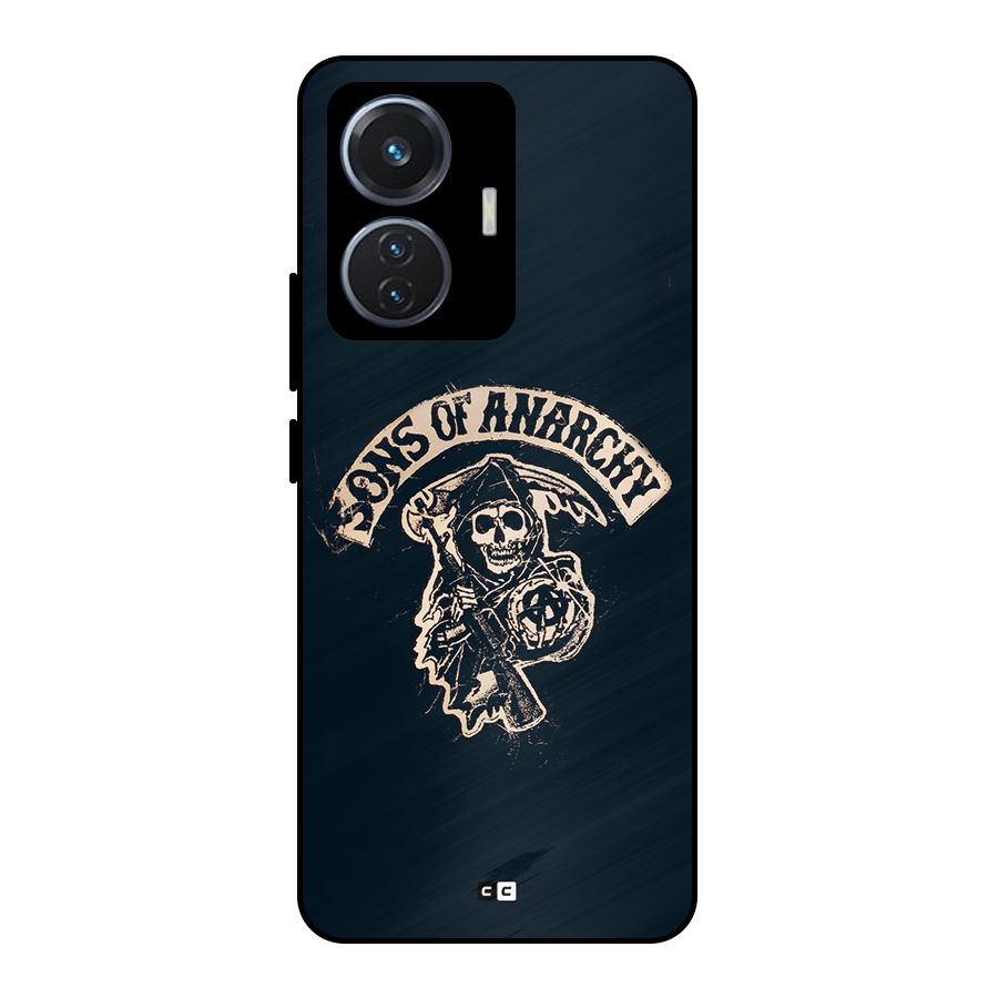 Sons Of Anarchy Metal Back Case for iQOO Z6 44W