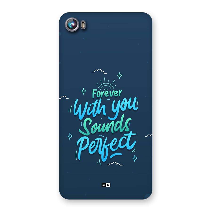 Sounds Perfect Back Case for Canvas Fire 4 (A107)