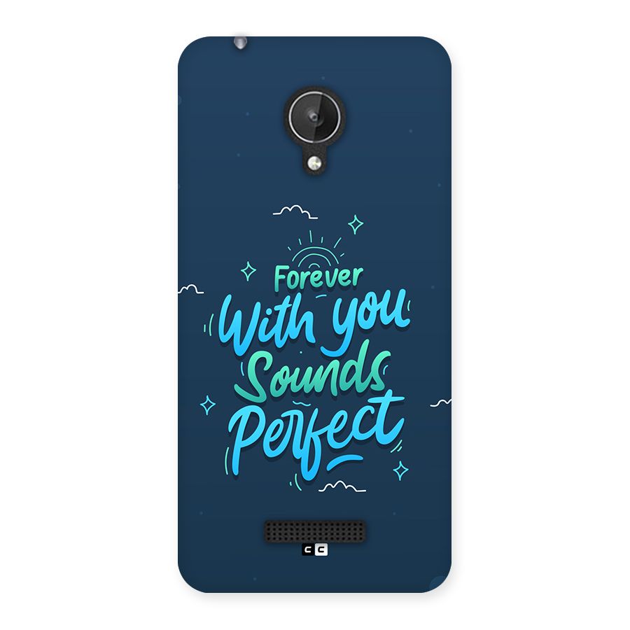 Sounds Perfect Back Case for Canvas Spark Q380