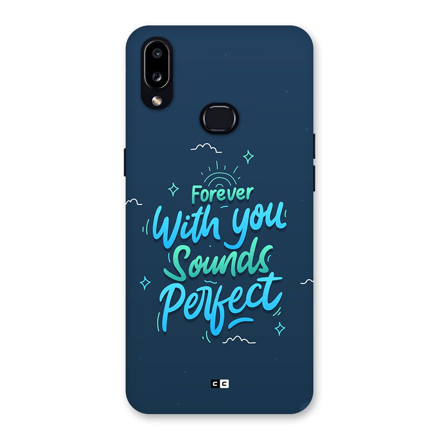 Sounds Perfect Back Case for Galaxy A10s
