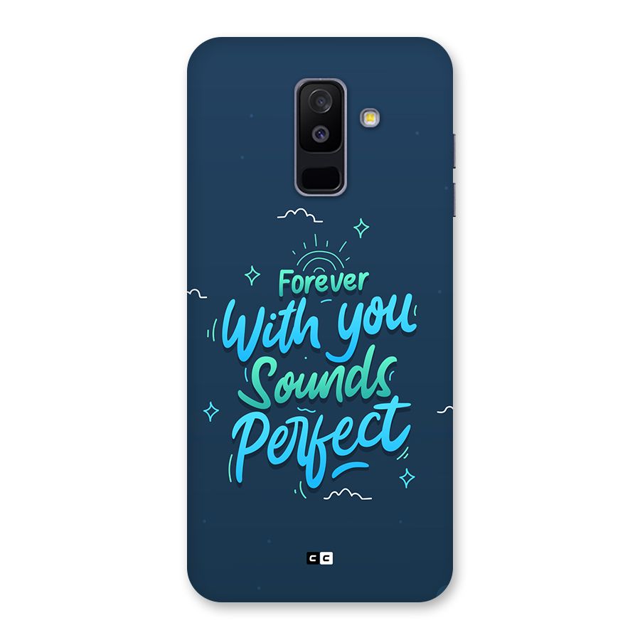 Sounds Perfect Back Case for Galaxy A6 Plus