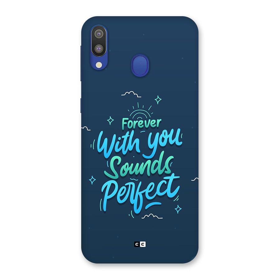 Sounds Perfect Back Case for Galaxy M20