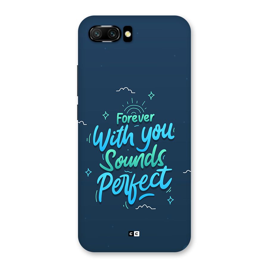 Sounds Perfect Back Case for Honor 10