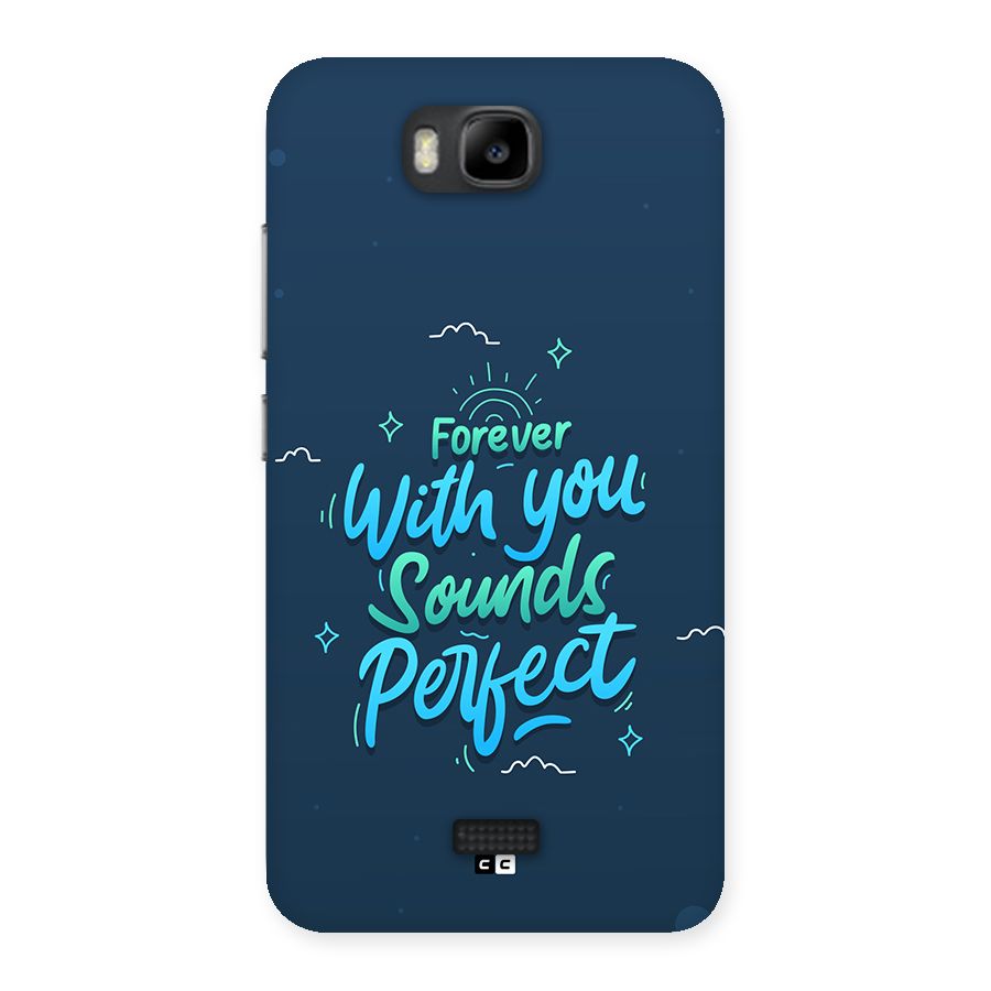 Sounds Perfect Back Case for Honor Bee