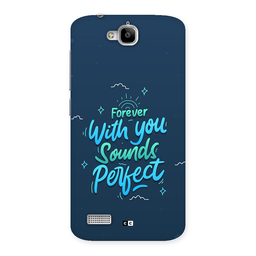 Sounds Perfect Back Case for Honor Holly