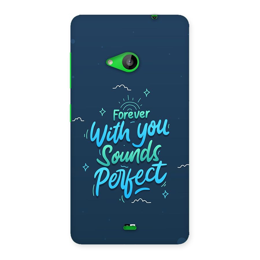 Sounds Perfect Back Case for Lumia 535