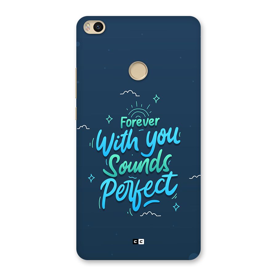 Sounds Perfect Back Case for Mi Max 2