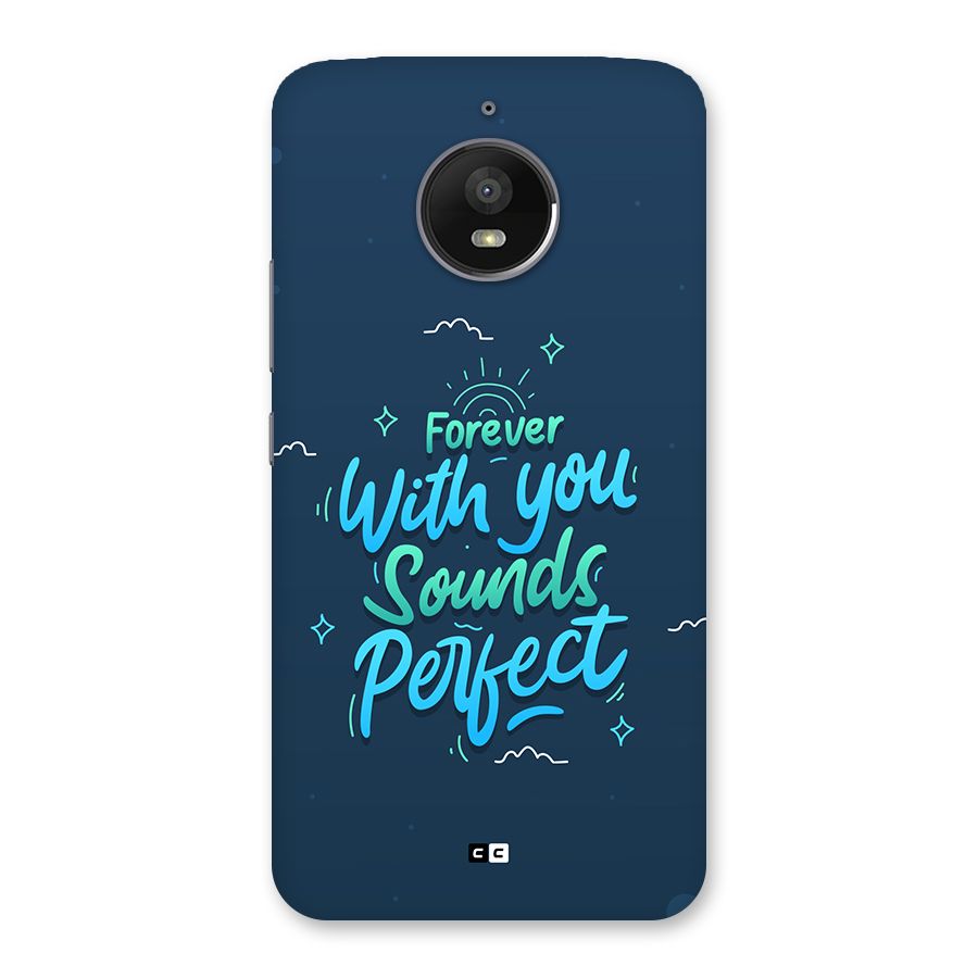 Sounds Perfect Back Case for Moto E4 Plus