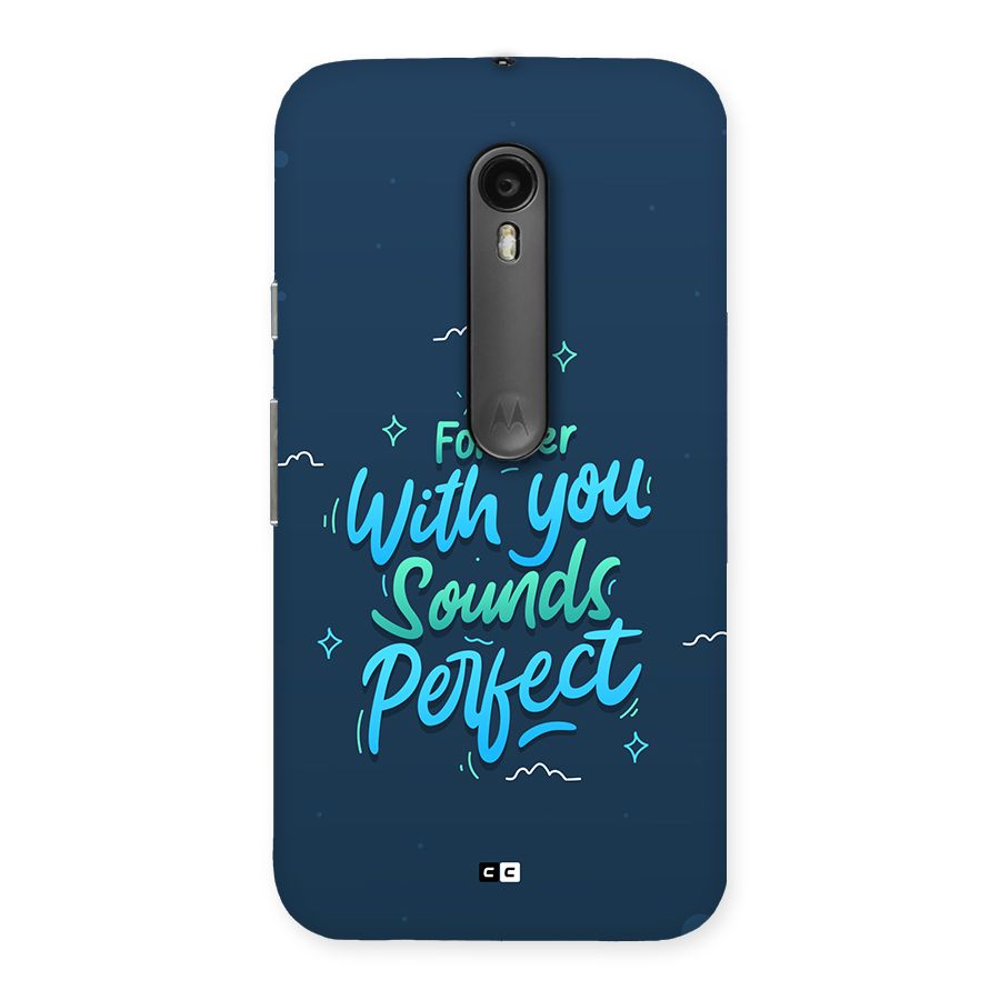Sounds Perfect Back Case for Moto G3