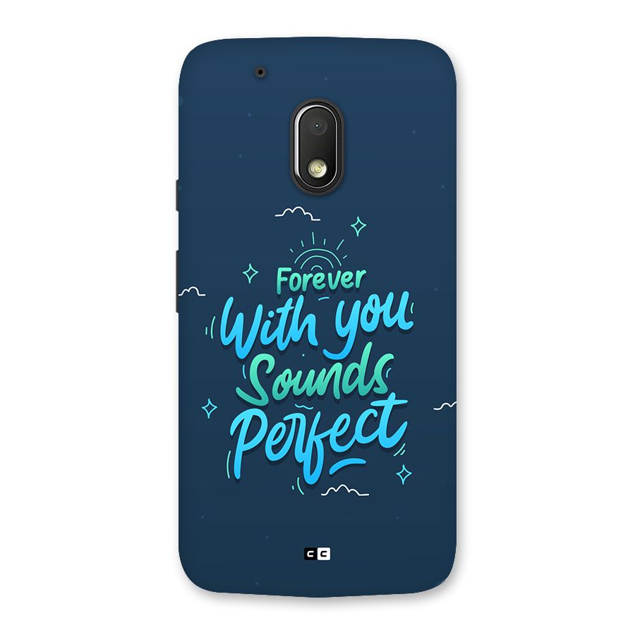 Sounds Perfect Back Case for Moto G4 Play