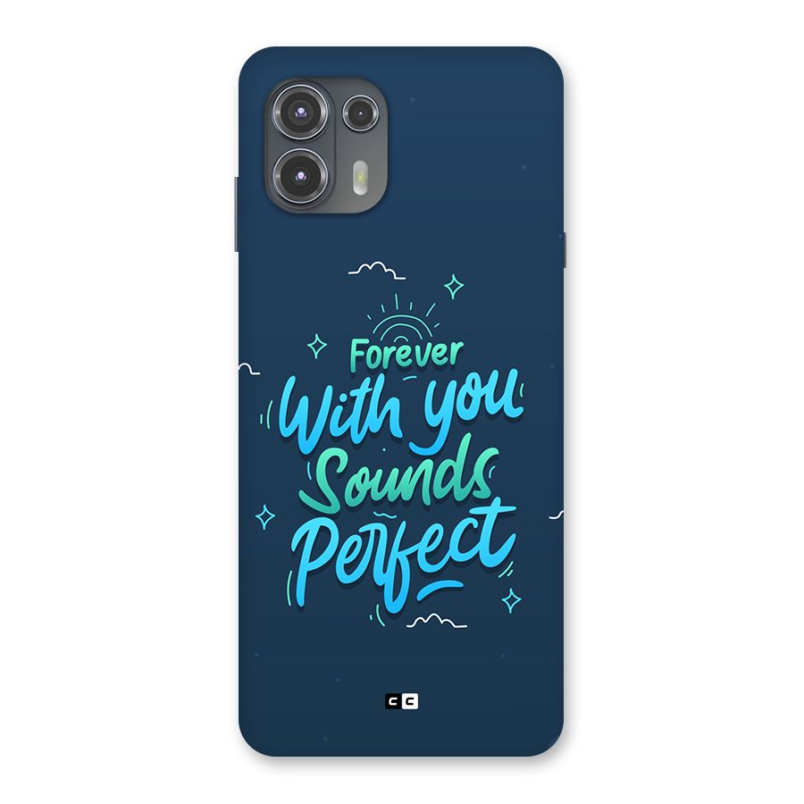 Sounds Perfect Back Case for Motorola Edge 20 Fusion